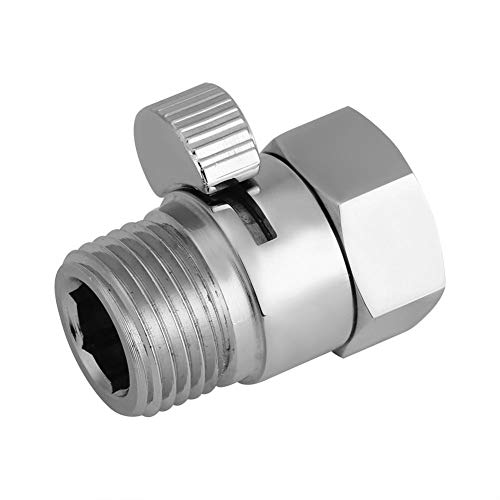 Wasserdurchflussregelventil, Vollmessing-Duschkopf-Durchflussregelung und Absperrventil Kalt- und Warmwasser für Handbrausen-Bidet-Sprühgerät von Cinnyi