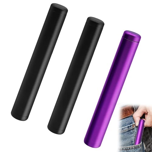 3 Stück Joint Hülle,Joint Case Joint Box Joint Tube Joint Etui Geruchsdichte Wasserdichte Verbindungsrohrbox Aus Metall Kann für Zigarren und Andere Tabakprodukte Verwendet Werden von Cinsersr