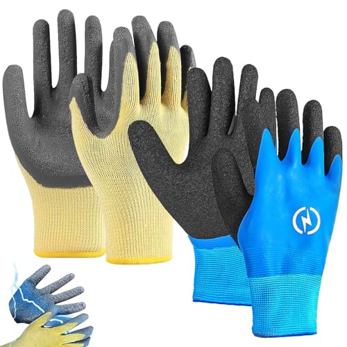 Cinsersr 2 Paar Elektriker Handschuhe Sicherheitshandschuhe Schutzhandschuhe Schweißhandschuhe Isolierhandschuhe 400 V Spannungsbeständigkeit Wasserdichter Gummi und Anti-Stromschlag Cinsersr 2 Paar Elektriker Handschuhe Sicherheitshandschuhe Schutzhandschuhe Schweißhandschuhe Isolierhandschuhe 400 V Spannungsbeständigkeit Wasserdichter Gummi und Anti-Stromschlag von Cinsersr