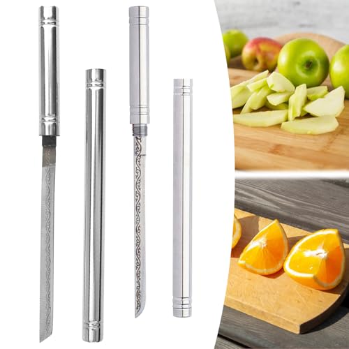 2 Stück Tragbares Mehrzweck-Obstmesser mit Scheide,Mehrzweck Obstmesser mit Scheide Ergonomischer Griff,Tragbares Obstmesser mit Scheide Perfekt für Camping und Outdoor-Abenteuer 2 Stück Tragbares Mehrzweck-Obstmesser mit Scheide,Mehrzweck Obstmesser mit Scheide Ergonomischer Griff,Tragbares Obstmesser mit Scheide Perfekt für Camping und Outdoor-Abenteuer von Cinsersr