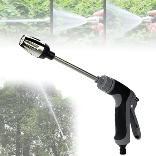 Turbo Washer Für Gartenschlauch Ultra Washer Für Gartenschlauch Verstellbarer Hochdruckreiniger Für Gartenschlauch Hochdruckdüse Für Gartenschlauch Für Jeden Gartenschlauch(Grau) von Cinsersr