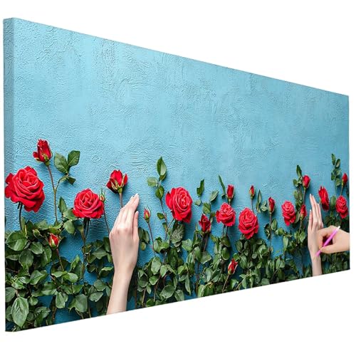Diamond Painting Erwachsene Anlage Diamond Painting XXL 130x50cm 5D DIY Blume Diamant Kunst Groß Set Basteln Erwachsene Diamant Malerei Stickerei Kreuzstich Set für Deko Wohnzimmer Geschenke I-29 Diamond Painting Erwachsene Anlage Diamond Painting XXL 130x50cm 5D DIY Blume Diamant Kunst Groß Set Basteln Erwachsene Diamant Malerei Stickerei Kreuzstich Set für Deko Wohnzimmer Geschenke I-29 von Ciooyxee