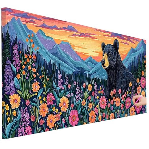 Diamond Painting Erwachsene Blumen Diamond Painting XXL 130x50cm 5D DIY Tragen Diamant Kunst Groß Set Basteln Erwachsene Diamant Malerei Stickerei Kreuzstich Set für Deko Wohnzimmer Geschenke H-86 Diamond Painting Erwachsene Blumen Diamond Painting XXL 130x50cm 5D DIY Tragen Diamant Kunst Groß Set Basteln Erwachsene Diamant Malerei Stickerei Kreuzstich Set für Deko Wohnzimmer Geschenke H-86 von Ciooyxee