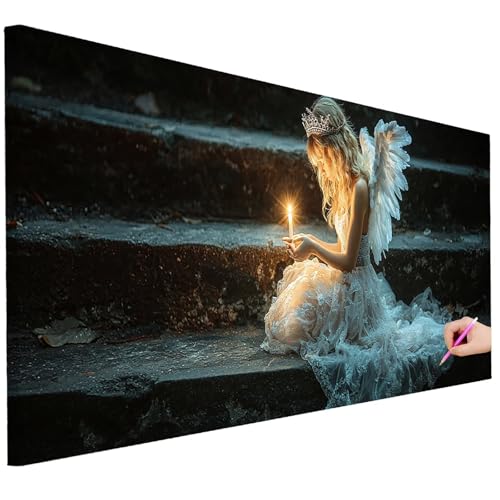 Diamond Painting Erwachsene Engel Diamond Painting XXL 80x30cm DIY Retro Diamant Kunst Groß Set Basteln Erwachsene Diamant Malerei Stickerei Kreuzstich Set Deko Wohnzimmer Geschenke für Frauen I-73 Diamond Painting Erwachsene Engel Diamond Painting XXL 80x30cm DIY Retro Diamant Kunst Groß Set Basteln Erwachsene Diamant Malerei Stickerei Kreuzstich Set Deko Wohnzimmer Geschenke für Frauen I-73 von Ciooyxee