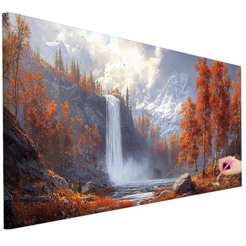 Diamond Painting Erwachsene Fallen Diamond Painting XXL 150x60cm 5D DIY Herbst Diamant Kunst Groß Set Basteln Erwachsene Diamant Malerei Stickerei Kreuzstich Set für Deko Wohnzimmer Geschenke H-94 Diamond Painting Erwachsene Fallen Diamond Painting XXL 150x60cm 5D DIY Herbst Diamant Kunst Groß Set Basteln Erwachsene Diamant Malerei Stickerei Kreuzstich Set für Deko Wohnzimmer Geschenke H-94 von Ciooyxee