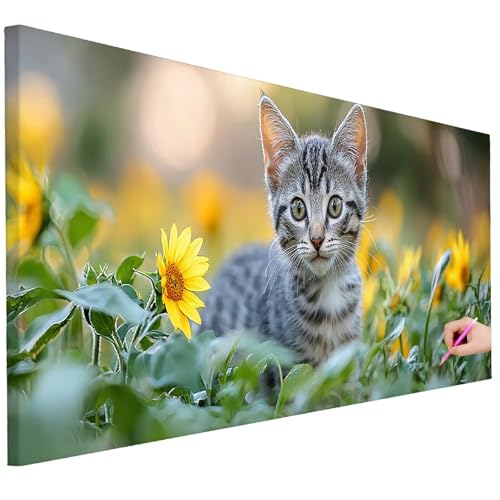 Diamond Painting Erwachsene Katze Diamond Painting XXL 200x80cm DIY Blume Diamant Kunst Groß Set Basteln Erwachsene Diamant Malerei Stickerei Kreuzstich Set Deko Wohnzimmer Geschenke für Frauen I-55 Diamond Painting Erwachsene Katze Diamond Painting XXL 200x80cm DIY Blume Diamant Kunst Groß Set Basteln Erwachsene Diamant Malerei Stickerei Kreuzstich Set Deko Wohnzimmer Geschenke für Frauen I-55 von Ciooyxee
