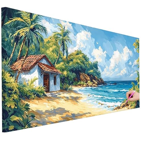 Diamond Painting Erwachsene Strand Diamond Painting XXL 130x50cm 5D DIY Landschaft Diamant Kunst Groß Set Basteln Erwachsene Diamant Malerei Stickerei Kreuzstich Set für Deko Geschenke für Frauen I-59 Diamond Painting Erwachsene Strand Diamond Painting XXL 130x50cm 5D DIY Landschaft Diamant Kunst Groß Set Basteln Erwachsene Diamant Malerei Stickerei Kreuzstich Set für Deko Geschenke für Frauen I-59 von Ciooyxee
