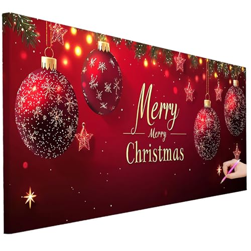 Diamond Painting Erwachsene Weihnachten Diamond Painting XXL 130x50cm 5D DIY Rot Diamant Kunst Groß Set Basteln Erwachsene Diamant Malerei Stickerei Kreuzstich Set für Deko Wohnzimmer Geschenke I-23 Diamond Painting Erwachsene Weihnachten Diamond Painting XXL 130x50cm 5D DIY Rot Diamant Kunst Groß Set Basteln Erwachsene Diamant Malerei Stickerei Kreuzstich Set für Deko Wohnzimmer Geschenke I-23 von Ciooyxee