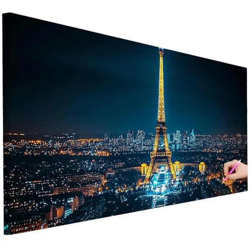 Diamond Painting XXL Groß 100x40cm Diamond Painting Landschaft Bilder Set 5D Diamant Kunst Paris Bastelset Erwachsene, DIY Full Diamant Malerei Kreativ Set für Erwachsene für Wanddeko Geschenke I-10 Diamond Painting XXL Groß 100x40cm Diamond Painting Landschaft Bilder Set 5D Diamant Kunst Paris Bastelset Erwachsene, DIY Full Diamant Malerei Kreativ Set für Erwachsene für Wanddeko Geschenke I-10 von Ciooyxee