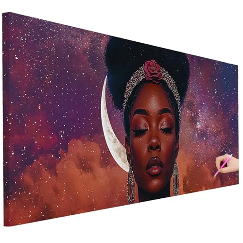 Diamond Painting XXL Groß 100x40cm Diamond Painting Retro Bilder Set 5D Diamant Kunst Afrika Bastelset Erwachsene, DIY Full Diamant Malerei Kreativ Set für Erwachsene für Wanddeko Geschenke H-15 Diamond Painting XXL Groß 100x40cm Diamond Painting Retro Bilder Set 5D Diamant Kunst Afrika Bastelset Erwachsene, DIY Full Diamant Malerei Kreativ Set für Erwachsene für Wanddeko Geschenke H-15 von Ciooyxee