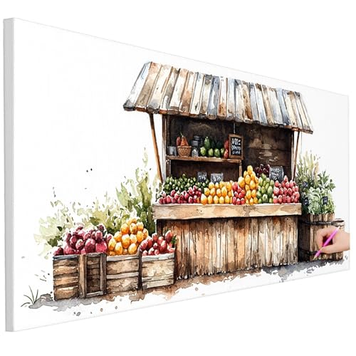 Diamond Painting XXL Groß 100x40cm Diamond Painting Retro Bilder Set 5D Diamant Kunst Einfachheit Bastelset Erwachsene, DIY Full Diamant Malerei Kreativ Set für Erwachsene für Wanddeko Geschenke F-73 Diamond Painting XXL Groß 100x40cm Diamond Painting Retro Bilder Set 5D Diamant Kunst Einfachheit Bastelset Erwachsene, DIY Full Diamant Malerei Kreativ Set für Erwachsene für Wanddeko Geschenke F-73 von Ciooyxee