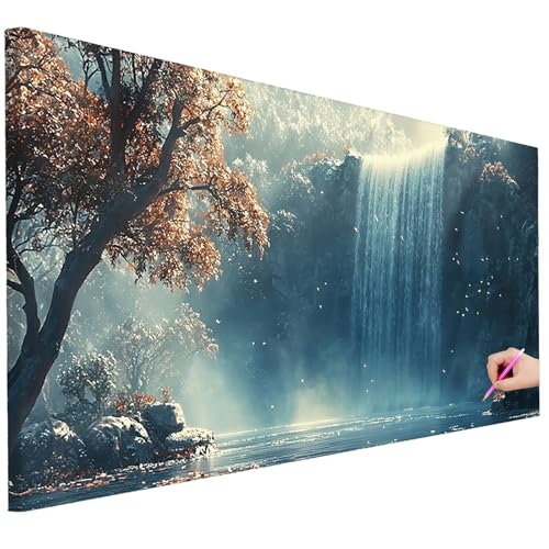 Diamond Painting XXL Groß 130x50cm Diamond Painting Fallen Bilder Set 5D Diamant Kunst Landschaft Bastelset Erwachsene, DIY Full Diamant Malerei Kreativ Set für Erwachsene für Wanddeko Geschenke I-18 Diamond Painting XXL Groß 130x50cm Diamond Painting Fallen Bilder Set 5D Diamant Kunst Landschaft Bastelset Erwachsene, DIY Full Diamant Malerei Kreativ Set für Erwachsene für Wanddeko Geschenke I-18 von Ciooyxee