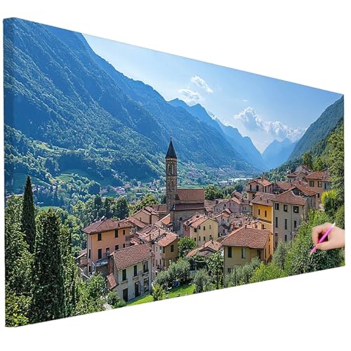 Diamond Painting XXL Groß 130x50cm Diamond Painting Landschaft Bilder Set 5D Diamant Kunst Berg Bastelset Erwachsene, DIY Full Diamant Malerei Kreativ Set für Erwachsene für Wanddeko Geschenke I-66 Diamond Painting XXL Groß 130x50cm Diamond Painting Landschaft Bilder Set 5D Diamant Kunst Berg Bastelset Erwachsene, DIY Full Diamant Malerei Kreativ Set für Erwachsene für Wanddeko Geschenke I-66 von Ciooyxee