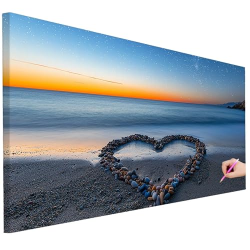 Diamond Painting XXL Groß 130x50cm Diamond Painting Landschaft Bilder Set 5D Diamant Kunst Herz Bastelset Erwachsene, DIY Full Diamant Malerei Kreativ Set für Erwachsene für Wanddeko Geschenke F-47 Diamond Painting XXL Groß 130x50cm Diamond Painting Landschaft Bilder Set 5D Diamant Kunst Herz Bastelset Erwachsene, DIY Full Diamant Malerei Kreativ Set für Erwachsene für Wanddeko Geschenke F-47 von Ciooyxee