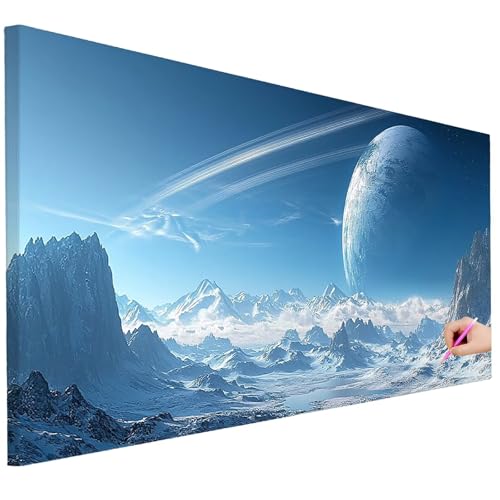 Diamond Painting XXL Groß 130x50cm Diamond Painting Planet Bilder Set 5D Diamant Kunst Landschaft Bastelset Erwachsene, DIY Full Diamant Malerei Kreativ Set für Erwachsene für Wanddeko Geschenke I-88 Diamond Painting XXL Groß 130x50cm Diamond Painting Planet Bilder Set 5D Diamant Kunst Landschaft Bastelset Erwachsene, DIY Full Diamant Malerei Kreativ Set für Erwachsene für Wanddeko Geschenke I-88 von Ciooyxee