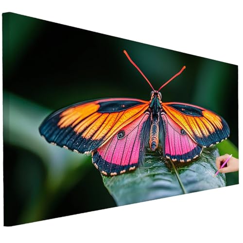 Diamond Painting XXL Groß 130x50cm Diamond Painting Schmetterling Bilder Set Diamant Kunst Anlage Bastelset Erwachsene DIY Full Diamant Malerei Kreativ Set für Erwachsene für Wanddeko Geschenke J-37 Diamond Painting XXL Groß 130x50cm Diamond Painting Schmetterling Bilder Set Diamant Kunst Anlage Bastelset Erwachsene DIY Full Diamant Malerei Kreativ Set für Erwachsene für Wanddeko Geschenke J-37 von Ciooyxee