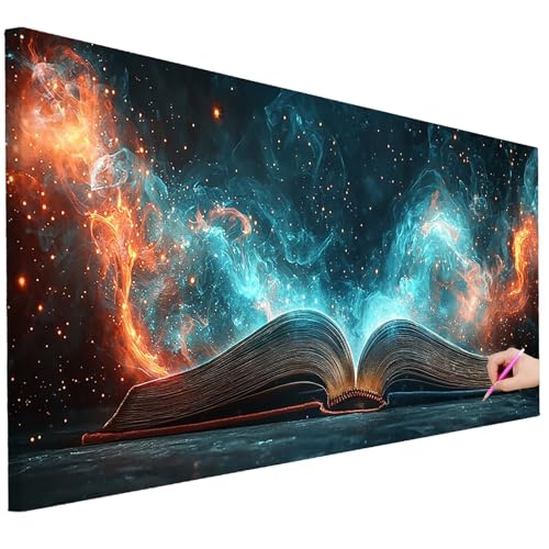 Diamond Painting XXL Groß 150x60cm Diamond Painting Fantasy Bilder Set 5D Diamant Kunst Abstrakt Bastelset Erwachsene, DIY Full Diamant Malerei Kreativ Set für Erwachsene für Wanddeko Geschenke L-25 Diamond Painting XXL Groß 150x60cm Diamond Painting Fantasy Bilder Set 5D Diamant Kunst Abstrakt Bastelset Erwachsene, DIY Full Diamant Malerei Kreativ Set für Erwachsene für Wanddeko Geschenke L-25 von Ciooyxee