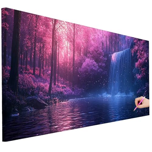 Diamond Painting XXL Groß 150x60cm Diamond Painting Landschaft Bilder Set 5D Diamant Kunst Fallen Bastelset Erwachsene, DIY Full Diamant Malerei Kreativ Set für Erwachsene für Wanddeko Geschenke F-83 Diamond Painting XXL Groß 150x60cm Diamond Painting Landschaft Bilder Set 5D Diamant Kunst Fallen Bastelset Erwachsene, DIY Full Diamant Malerei Kreativ Set für Erwachsene für Wanddeko Geschenke F-83 von Ciooyxee