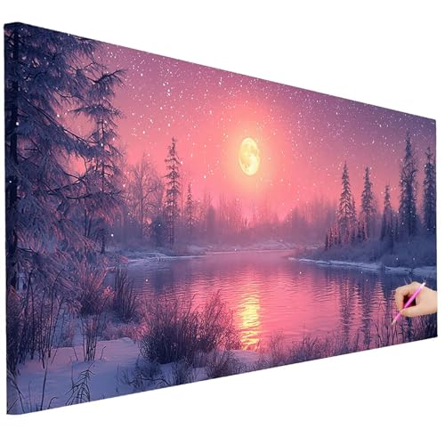 Diamond Painting XXL Groß 150x60cm Diamond Painting Landschaft Bilder Set 5D Diamant Kunst Sternenhimmel Bastelset Erwachsene, DIY Full Diamant Malerei Kreativ Set für Erwachsene für Wanddeko L-63 Diamond Painting XXL Groß 150x60cm Diamond Painting Landschaft Bilder Set 5D Diamant Kunst Sternenhimmel Bastelset Erwachsene, DIY Full Diamant Malerei Kreativ Set für Erwachsene für Wanddeko L-63 von Ciooyxee