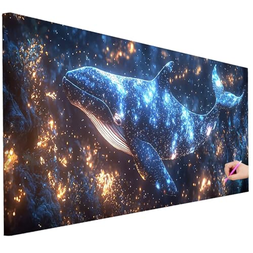 Diamond Painting XXL Groß 200x80cm Diamond Painting Glitzer Bilder Set Diamant Kunst Wal Bastelset Erwachsene Zimmer Deko, DIY Full Diamant Malerei Kreativ Set für Erwachsene Wanddeko Geschenke L-33 Diamond Painting XXL Groß 200x80cm Diamond Painting Glitzer Bilder Set Diamant Kunst Wal Bastelset Erwachsene Zimmer Deko, DIY Full Diamant Malerei Kreativ Set für Erwachsene Wanddeko Geschenke L-33 von Ciooyxee