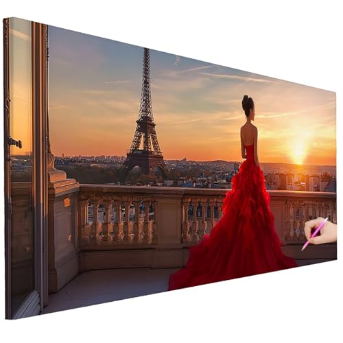 Diamond Painting XXL Groß 200x80cm Diamond Painting Sonnenuntergang Bilder Set Diamant Kunst Paris Bastelset Erwachsene DIY Full Diamant Malerei Kreativ Set für Erwachsene für Wanddeko Geschenke I-82 Diamond Painting XXL Groß 200x80cm Diamond Painting Sonnenuntergang Bilder Set Diamant Kunst Paris Bastelset Erwachsene DIY Full Diamant Malerei Kreativ Set für Erwachsene für Wanddeko Geschenke I-82 von Ciooyxee