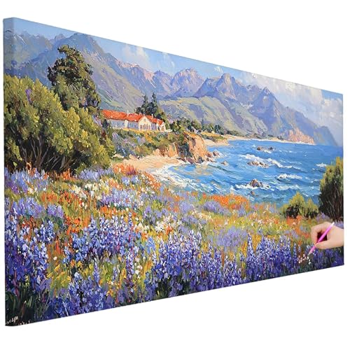 Diamond Painting XXL Groß 250x100cm Diamond Painting Blumen Bilder Set 5D Diamant Kunst Meer Bastelset Erwachsene, DIY Full Diamant Malerei Kreativ Set für Erwachsene für Wanddeko Geschenke J-35 Diamond Painting XXL Groß 250x100cm Diamond Painting Blumen Bilder Set 5D Diamant Kunst Meer Bastelset Erwachsene, DIY Full Diamant Malerei Kreativ Set für Erwachsene für Wanddeko Geschenke J-35 von Ciooyxee