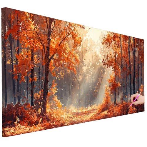 Diamond Painting XXL Groß 250x100cm Diamond Painting Herbst Bilder Set 5D Diamant Kunst Wald Bastelset Erwachsene, DIY Full Diamant Malerei Kreativ Set für Erwachsene für Wanddeko Geschenke I-60 Diamond Painting XXL Groß 250x100cm Diamond Painting Herbst Bilder Set 5D Diamant Kunst Wald Bastelset Erwachsene, DIY Full Diamant Malerei Kreativ Set für Erwachsene für Wanddeko Geschenke I-60 von Ciooyxee
