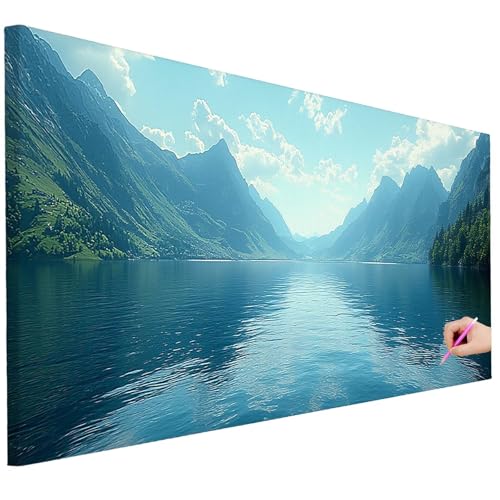 Diamond Painting XXL Groß 250x100cm Diamond Painting Landschaft Bilder Set 5D Diamant Kunst Meer Bastelset Erwachsene, DIY Full Diamant Malerei Kreativ Set für Erwachsene für Wanddeko Geschenke L-43 Diamond Painting XXL Groß 250x100cm Diamond Painting Landschaft Bilder Set 5D Diamant Kunst Meer Bastelset Erwachsene, DIY Full Diamant Malerei Kreativ Set für Erwachsene für Wanddeko Geschenke L-43 von Ciooyxee