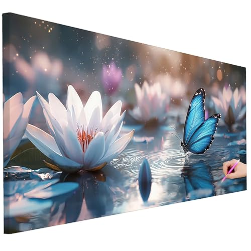 Diamond Painting XXL Groß 250x100cm Diamond Painting Schmetterling Bilder Set Diamant Kunst Blume Bastelset Erwachsene DIY Full Diamant Malerei Kreativ Set für Erwachsene für Wanddeko Geschenke J-13 Diamond Painting XXL Groß 250x100cm Diamond Painting Schmetterling Bilder Set Diamant Kunst Blume Bastelset Erwachsene DIY Full Diamant Malerei Kreativ Set für Erwachsene für Wanddeko Geschenke J-13 von Ciooyxee