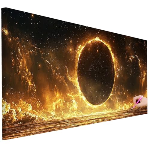 Diamond Painting XXL Groß 80x30cm Diamond Painting Fantasy Bilder Set 5D Diamant Kunst Planet Bastelset Erwachsene, DIY Full Diamant Malerei Kreativ Set für Erwachsene für Wanddeko Geschenke K-72 Diamond Painting XXL Groß 80x30cm Diamond Painting Fantasy Bilder Set 5D Diamant Kunst Planet Bastelset Erwachsene, DIY Full Diamant Malerei Kreativ Set für Erwachsene für Wanddeko Geschenke K-72 von Ciooyxee