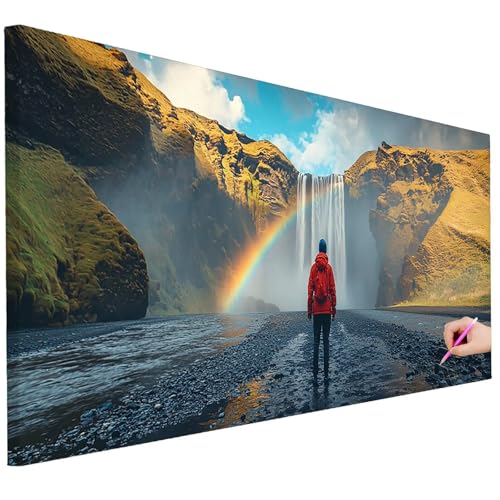 Diamond Painting XXL Groß 80x30cm Diamond Painting Landschaft Bilder Set 5D Diamant Kunst Fallen Bastelset Erwachsene, DIY Full Diamant Malerei Kreativ Set für Erwachsene für Wanddeko Geschenke F-67 Diamond Painting XXL Groß 80x30cm Diamond Painting Landschaft Bilder Set 5D Diamant Kunst Fallen Bastelset Erwachsene, DIY Full Diamant Malerei Kreativ Set für Erwachsene für Wanddeko Geschenke F-67 von Ciooyxee
