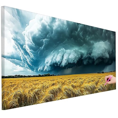 Diamond Painting XXL Groß 80x30cm Diamond Painting Landschaft Bilder Set 5D Diamant Kunst Wolke Bastelset Erwachsene, DIY Full Diamant Malerei Kreativ Set für Erwachsene für Wanddeko Geschenke I-68 Diamond Painting XXL Groß 80x30cm Diamond Painting Landschaft Bilder Set 5D Diamant Kunst Wolke Bastelset Erwachsene, DIY Full Diamant Malerei Kreativ Set für Erwachsene für Wanddeko Geschenke I-68 von Ciooyxee