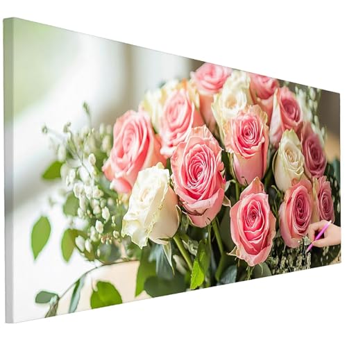 Diamond Painting XXL Groß 80x30cm Diamond Painting Rosen Bilder Set Diamant Kunst Afrika Bastelset Erwachsene Zimmer Deko, DIY Full Diamant Malerei Kreativ Set für Erwachsene Wanddeko Geschenke I-96 Diamond Painting XXL Groß 80x30cm Diamond Painting Rosen Bilder Set Diamant Kunst Afrika Bastelset Erwachsene Zimmer Deko, DIY Full Diamant Malerei Kreativ Set für Erwachsene Wanddeko Geschenke I-96 von Ciooyxee