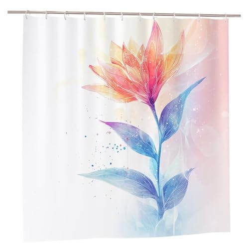 Duschvorhang 180x180 Duschvorhang Blumen Duschrollo mit Gewicht Duschvorhänge Badewanne Traum Wasserdicht Polyester Duschrollo Waschbar Duschvorhänge mit 12 Haken für Badezimmer Badewanne Dusche C-63 Duschvorhang 180x180 Duschvorhang Blumen Duschrollo mit Gewicht Duschvorhänge Badewanne Traum Wasserdicht Polyester Duschrollo Waschbar Duschvorhänge mit 12 Haken für Badezimmer Badewanne Dusche C-63 von Ciooyxee
