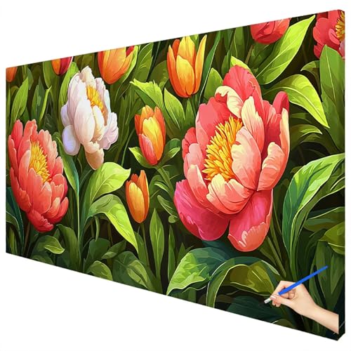 Malen Nach Zahlen Erwachsene Blumen 100x40cm XXL Malen Nach Zahlen Kinder ab 10 DIY Set Erwachsene Anfänger Paint by Numbers Pflanzen Handgemalt Ölgemälde Leinwand Kit für Geschenke Herbstdeko C-71 Malen Nach Zahlen Erwachsene Blumen 100x40cm XXL Malen Nach Zahlen Kinder ab 10 DIY Set Erwachsene Anfänger Paint by Numbers Pflanzen Handgemalt Ölgemälde Leinwand Kit für Geschenke Herbstdeko C-71 von Ciooyxee