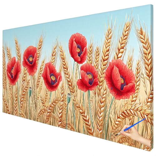 Malen Nach Zahlen Erwachsene Blumen 150x60cm XXL Malen Nach Zahlen Kinder ab 10 DIY Set Erwachsene Anfänger Paint by Numbers Pflanzen Handgemalt Ölgemälde Leinwand Kit für Geschenke Herbstdeko C-87 Malen Nach Zahlen Erwachsene Blumen 150x60cm XXL Malen Nach Zahlen Kinder ab 10 DIY Set Erwachsene Anfänger Paint by Numbers Pflanzen Handgemalt Ölgemälde Leinwand Kit für Geschenke Herbstdeko C-87 von Ciooyxee