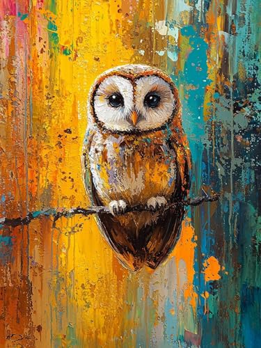 Malen Nach Zahlen Erwachsene Eule, Malen Nach Zahlen Tier Kinder Kleines Format, DIY Paint by Numbers Anfänger, Painting by Numbers Acrylfarben Ölgemälde Geschenke Zimmer Dekor Ohne Rahmen 40x50cm C-8 Malen Nach Zahlen Erwachsene Eule, Malen Nach Zahlen Tier Kinder Kleines Format, DIY Paint by Numbers Anfänger, Painting by Numbers Acrylfarben Ölgemälde Geschenke Zimmer Dekor Ohne Rahmen 40x50cm C-8 von Ciooyxee
