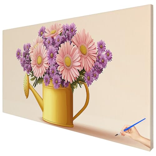 Malen Nach Zahlen Erwachsene Groß 150x60cm Malen Nach Zahlen Einfach Basteln Erwachsene Blumen Paint by Numbers Adult Kit DIY Acrylfarbe Ölgemälde Set für Anfänger, Geschenke für Frauen Deko E-28 Malen Nach Zahlen Erwachsene Groß 150x60cm Malen Nach Zahlen Einfach Basteln Erwachsene Blumen Paint by Numbers Adult Kit DIY Acrylfarbe Ölgemälde Set für Anfänger, Geschenke für Frauen Deko E-28 von Ciooyxee