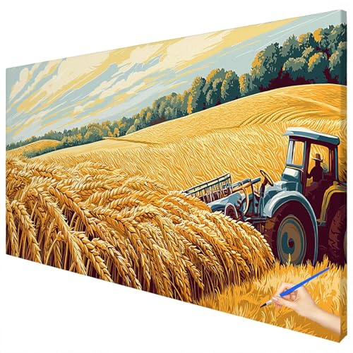 Malen Nach Zahlen Erwachsene Groß 180x70cm Malen Nach Zahlen Herbst Basteln Erwachsene Weizen Paint by Numbers Adult Kit DIY Acrylfarbe Ölgemälde Set für Anfänger, Geschenke für Frauen Deko D-03 Malen Nach Zahlen Erwachsene Groß 180x70cm Malen Nach Zahlen Herbst Basteln Erwachsene Weizen Paint by Numbers Adult Kit DIY Acrylfarbe Ölgemälde Set für Anfänger, Geschenke für Frauen Deko D-03 von Ciooyxee