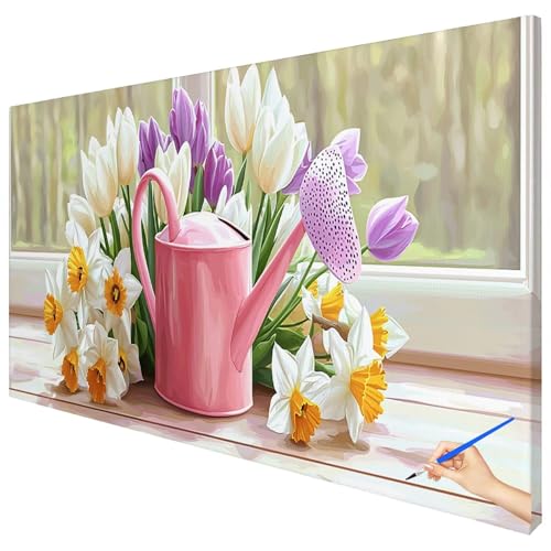 Malen Nach Zahlen Erwachsene Groß 70x30cm Malen Nach Zahlen Blumen Basteln Erwachsene Modern Paint by Numbers Adult Kit DIY Acrylfarbe Ölgemälde Set für Anfänger, Geschenke für Frauen Deko C-72 Malen Nach Zahlen Erwachsene Groß 70x30cm Malen Nach Zahlen Blumen Basteln Erwachsene Modern Paint by Numbers Adult Kit DIY Acrylfarbe Ölgemälde Set für Anfänger, Geschenke für Frauen Deko C-72 von Ciooyxee