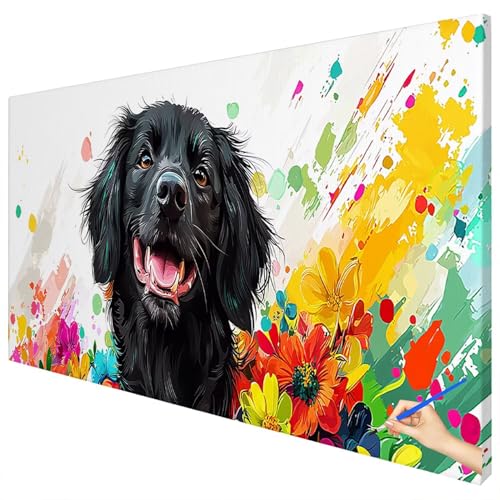 Malen Nach Zahlen Erwachsene Hund 180x70cm XXL Malen Nach Zahlen Kinder ab 10 DIY Set Erwachsene Anfänger Paint by Numbers Abstrakt Handgemalt Ölgemälde Leinwand Kit für Geschenke Herbstdeko C-77 Malen Nach Zahlen Erwachsene Hund 180x70cm XXL Malen Nach Zahlen Kinder ab 10 DIY Set Erwachsene Anfänger Paint by Numbers Abstrakt Handgemalt Ölgemälde Leinwand Kit für Geschenke Herbstdeko C-77 von Ciooyxee
