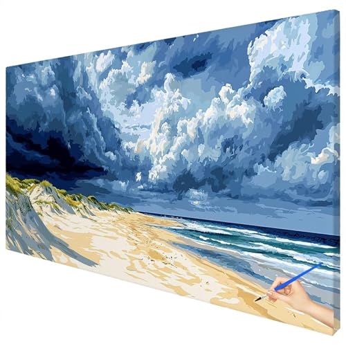 Malen Nach Zahlen Erwachsene Landschaft 180x70cm XXL Malen Nach Zahlen Kinder ab 10 DIY Set Erwachsene Anfänger Paint by Numbers Strand Handgemalt Ölgemälde Leinwand Kit für Geschenke Herbstdeko E-33 Malen Nach Zahlen Erwachsene Landschaft 180x70cm XXL Malen Nach Zahlen Kinder ab 10 DIY Set Erwachsene Anfänger Paint by Numbers Strand Handgemalt Ölgemälde Leinwand Kit für Geschenke Herbstdeko E-33 von Ciooyxee