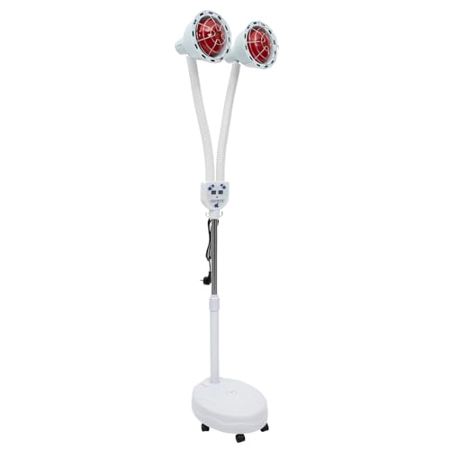 Ciounmb Rotlichtlampe, 275W Infrarotlampe Wärmelampe, mit 360° verstellbarer Schlauch, Temperatur einstellbar, Rotlichtlampe, Infrarotlichtlampe, Tragbarer Infrarotlicht von Ciounmb