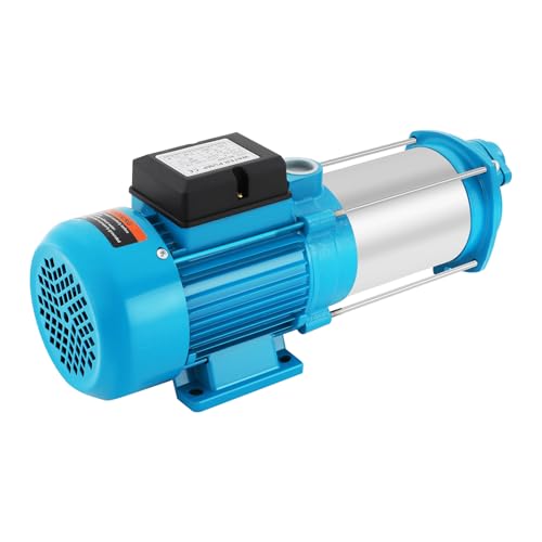 Selbstansaugende Zentrifugalpumpe Edelstahl Hochdruckpumpe für Industrie Wasserpumpe 2500W Leistung 2850rpm 110m Förderhöhe für Effizienten Flüssigkeitstransfer von Ciounmb