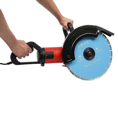 Wandsäge Schlitzschneider mit Diamantsägeblatt 3500W Elektrische Säge für Wandnuten Kohlenstoffstahl 85-140mm Schnitttiefe für Granit Beton Marmor und Ziegel Wandsäge Schlitzschneider mit Diamantsägeblatt 3500W Elektrische Säge für Wandnuten Kohlenstoffstahl 85-140mm Schnitttiefe für Granit Beton Marmor und Ziegel von Ciounmb