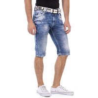 Cipo & Baxx Bermudas, in Denim und mit markanten Taschen von Cipo & Baxx