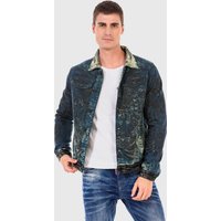 Cipo & Baxx Jeansjacke "Jacke" ohne Kapuze mit Allover-Print Cipo & Baxx Jeansjacke "Jacke" ohne Kapuze mit Allover-Print von Cipo & Baxx