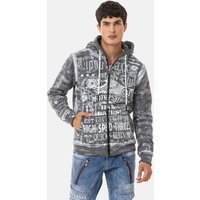 Cipo & Baxx Sweatjacke "Jacken", mit auffälligem Print, CL544 von Cipo & Baxx