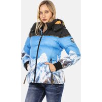 Cipo & Baxx Winterjacke "Jacke", mit Kapuze, mit auffäligem Print, WM119 von Cipo & Baxx