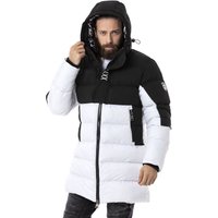 Cipo & Baxx Winterjacke "Winterjacke", mit Kapuze, im Kontrast-Look von Cipo & Baxx